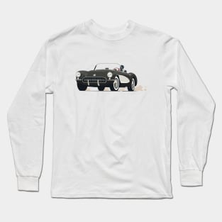 1957 Chevrolet Corvette Long Sleeve T-Shirt